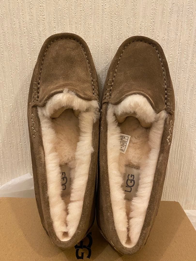アグ UGG モカシン ANSLEY アンスレー　ヒッコリー　サンド　23