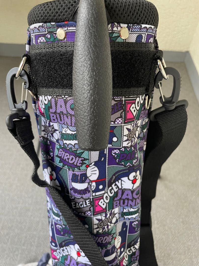 美品&未使用品●JACK BUNNYドラえもん●サブキャディバッグとヘッドカバー