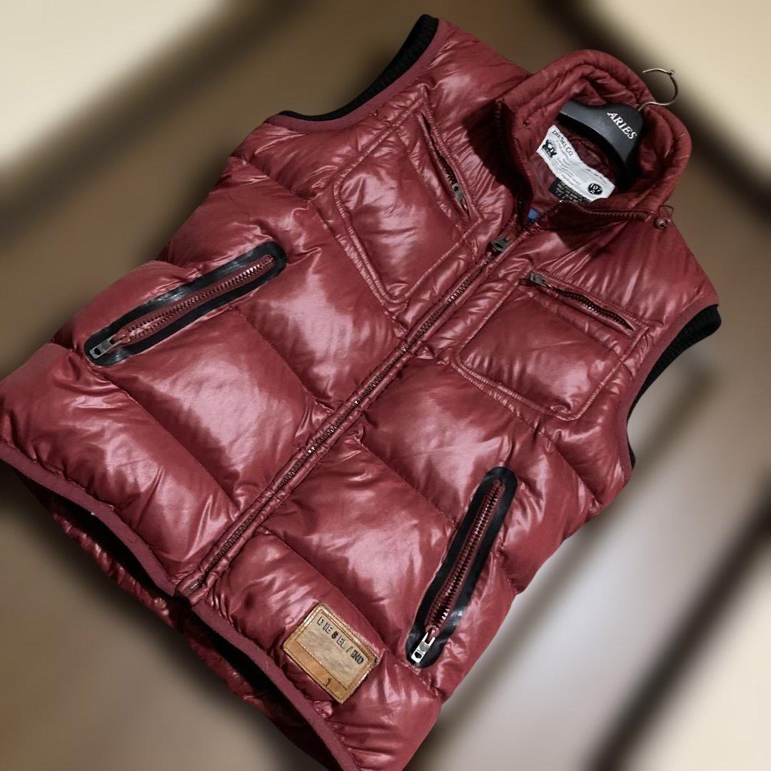 ロ*店様 DIESEL超〜イケてる‼️ダウンベスト　¥11888→現