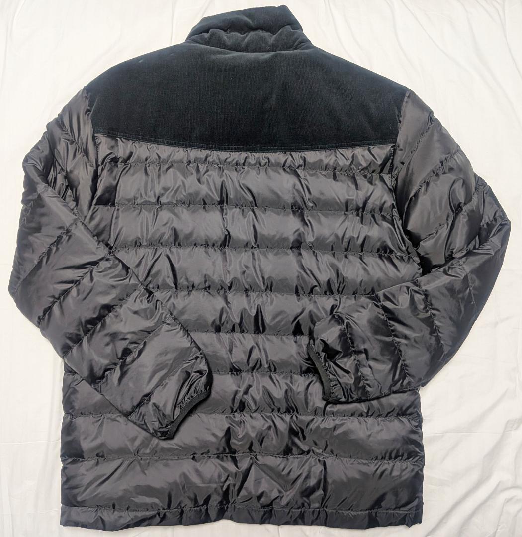 ブラック&ホワイト ゴルフウェア ダウンジャケット 黒 XL