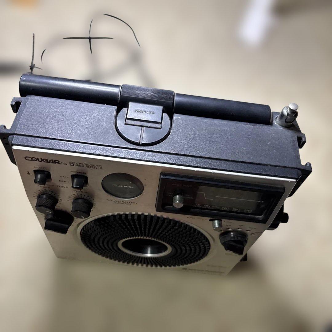 National Panasonic COUGARラジオ・カセットプレーヤー