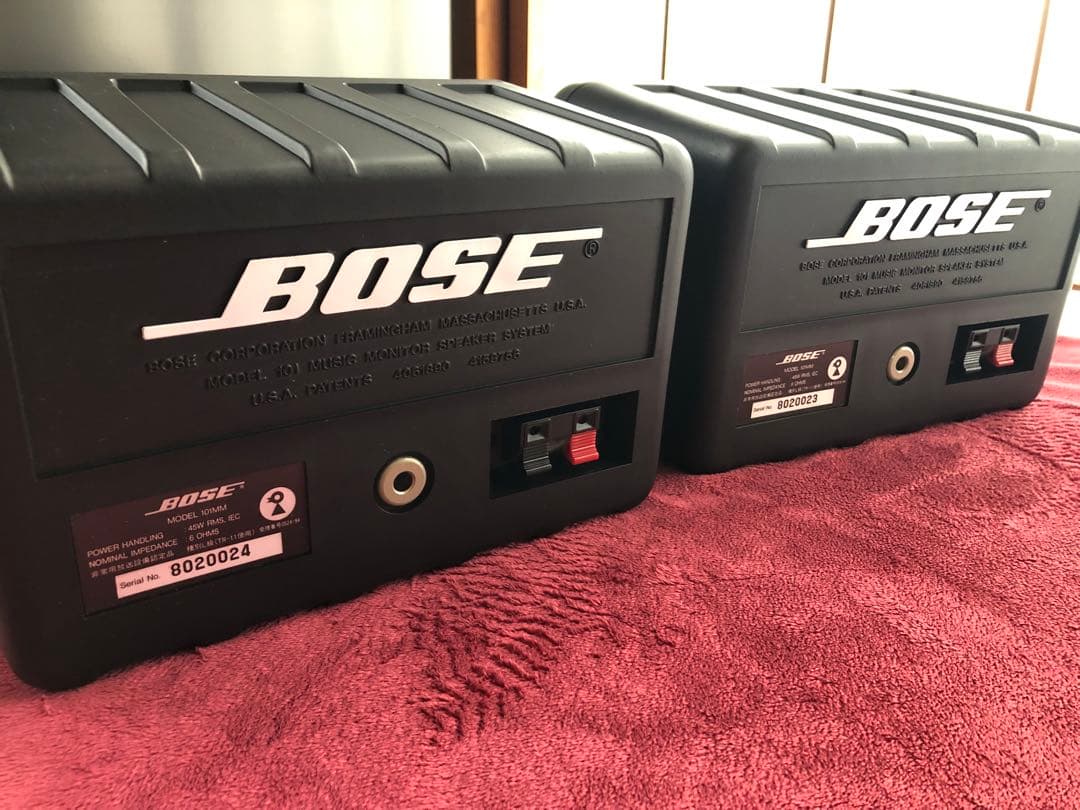 BOSE101MMスピーカー+1701アンプ+天井吊金物