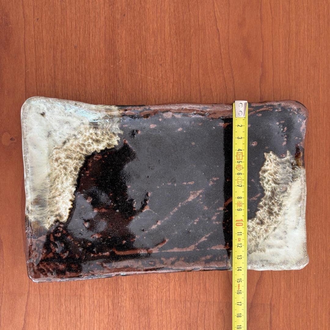 朝鮮唐津長方皿　唐津焼　４枚セット