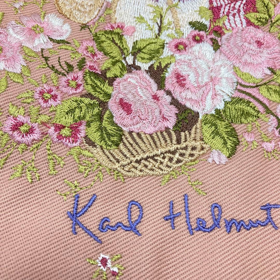 希少　KARL HELMUT カールヘルム　刺繍　トートバッグ　うさぎ　ラビット