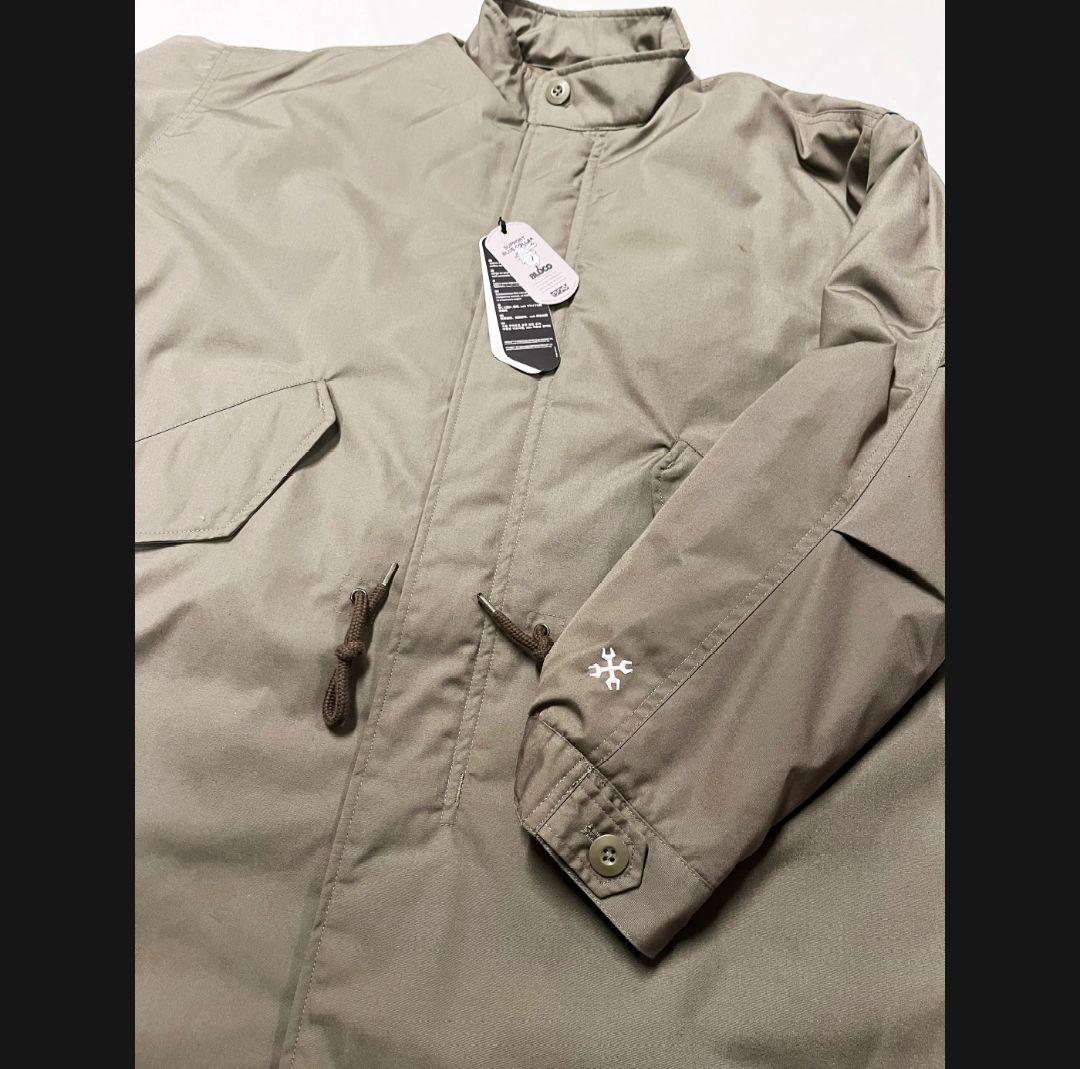 【最安値・新品】　BLUCO　モッズコート　Lサイズ　プリマロフト