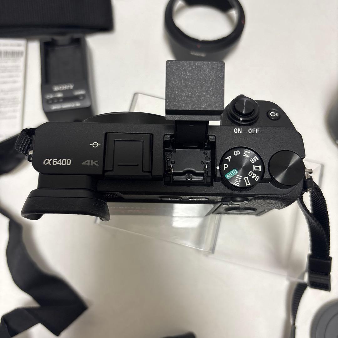 【美品】SONY a-6400(B) 本体＋ レンズ1点＋ケース＋備品
