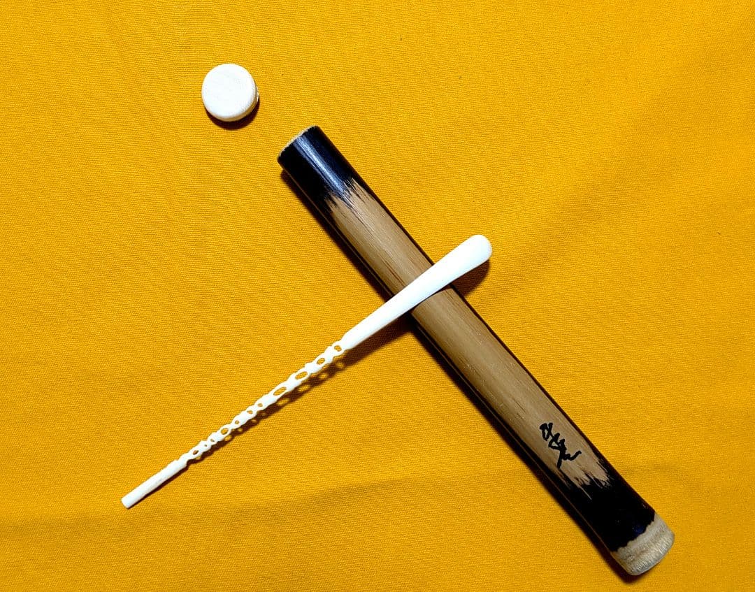 【閉店売り尽し】手彫茶杓 “朝顔” 珍品定寸