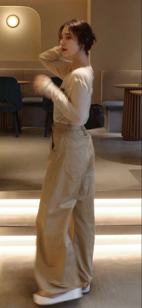 ♡新品♡Donoban ハイウエストカーブチノパン miku&erika コラボ