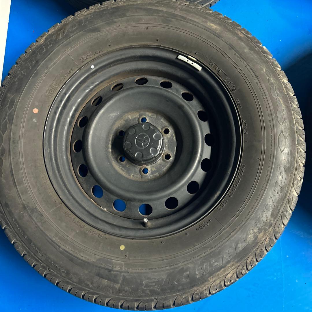 TOYOTAＦＪ純正ホイールとノーマルタイヤ４本セット送料込