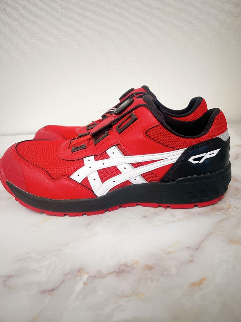 【新品未使用】アシックス　安全靴　BOAシステム 赤　asics 26センチ