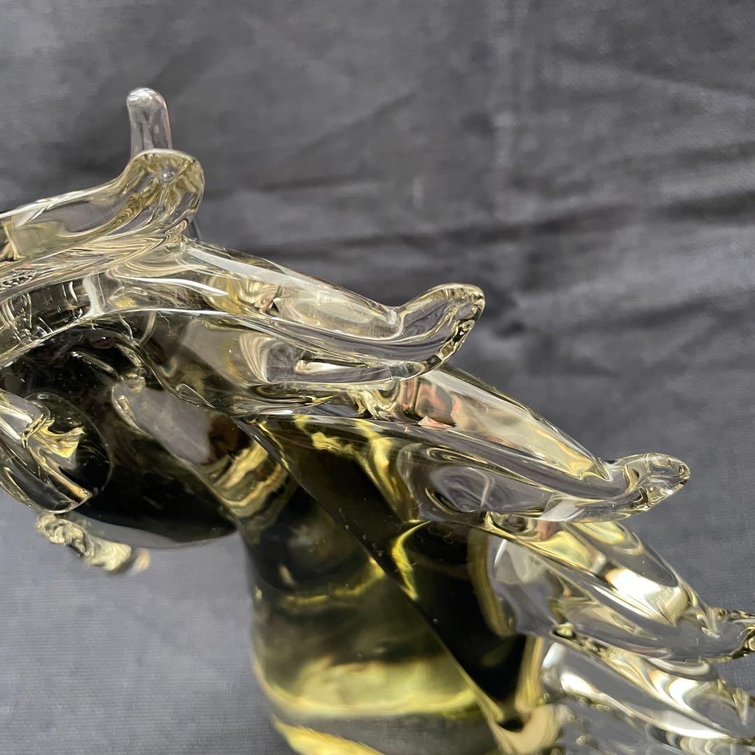 Murano Glass ムラーノガラス ベネチア 馬 胸像 置物 レア