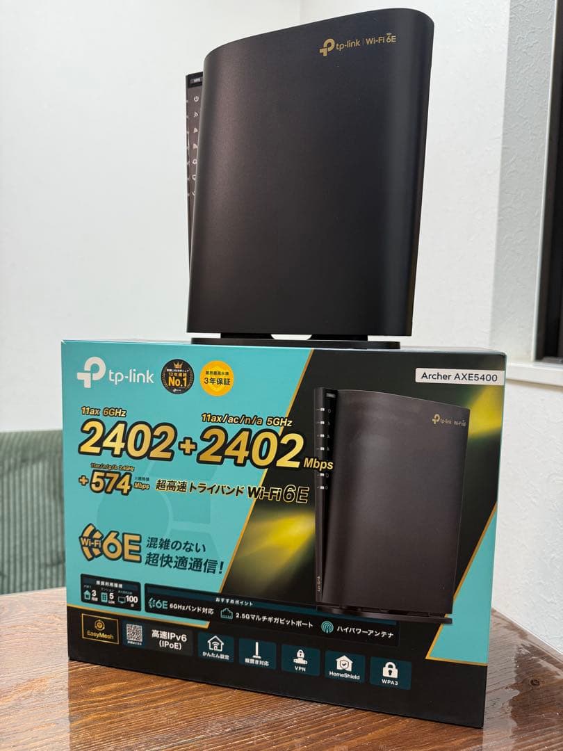 【未使用】TP-Link 無線LAN WiFi 6E ルーター AXE5400