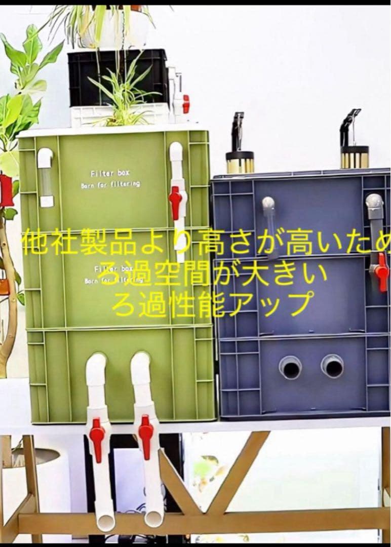 25W水中ポンプ付き　水槽用最強ろ過フィルター 外部式上部濾過装置器アクアリウム