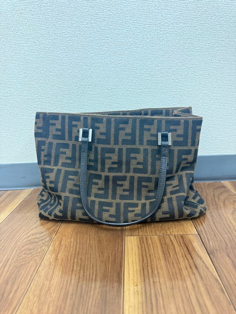 FENDI フェンディ ズッカ柄 トートバッグ ハンドバッグ ヴィンテージ