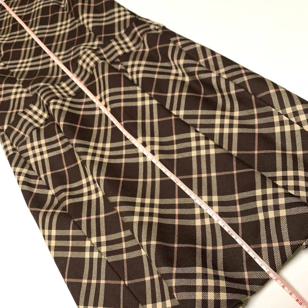 バーバリーブルーレーベル ノバチェック ノースリーブワンピース サイズ38