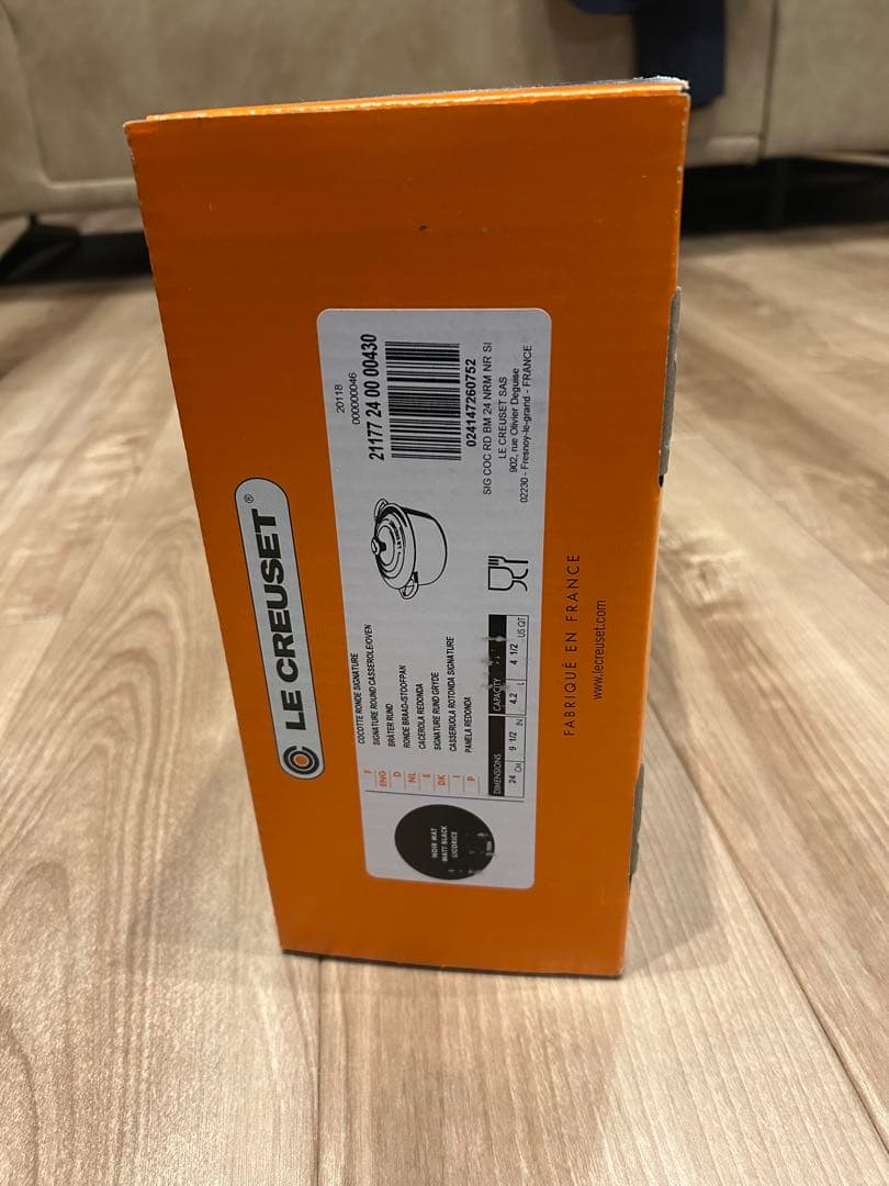 【新品・未使用】LE CREUSET® 24cm COCOTTE RONDE 黒