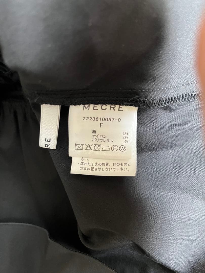 MECRE フリルキャミソール ブラック F