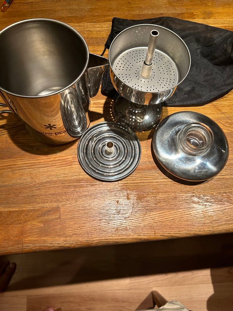 [廃盤]スノーピーク　ステンレスパーコレーター　PR-006