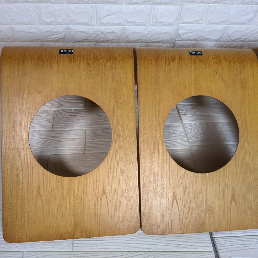 ◎美品◎　天童木工　曲げ椅子　座椅子　3脚セット