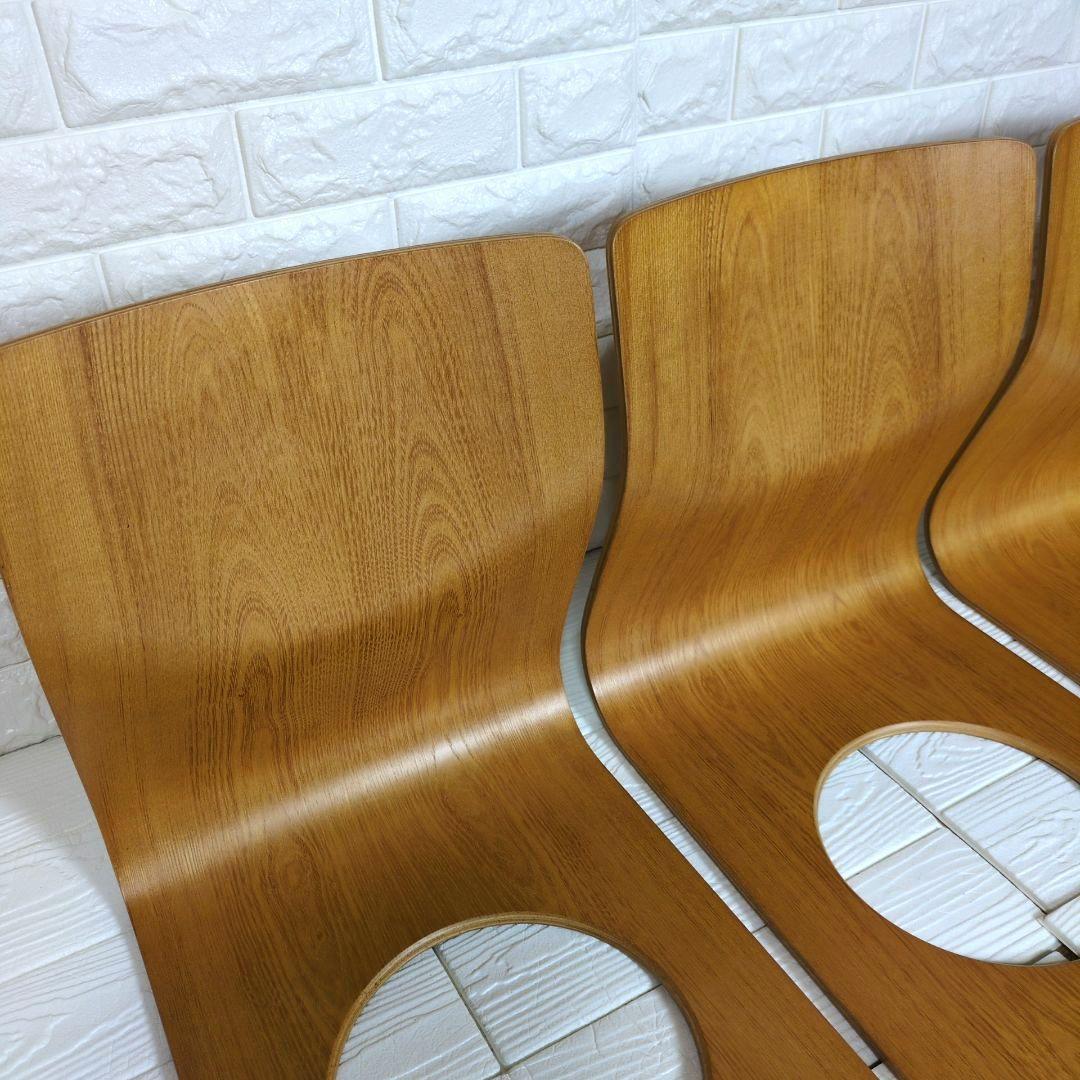 ◎美品◎　天童木工　曲げ椅子　座椅子　3脚セット