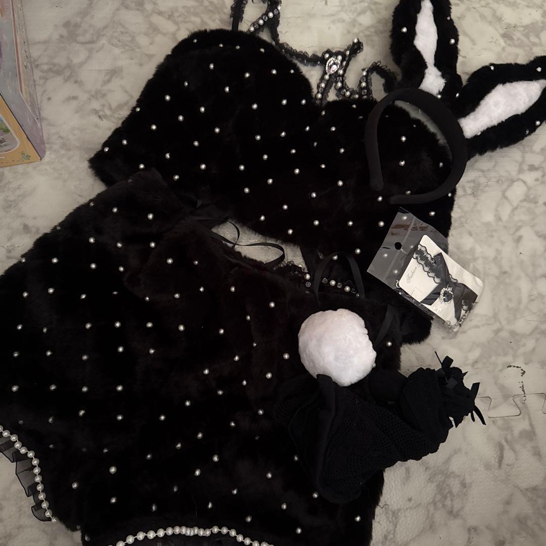 バニーガール コスプレ衣装 ブラック