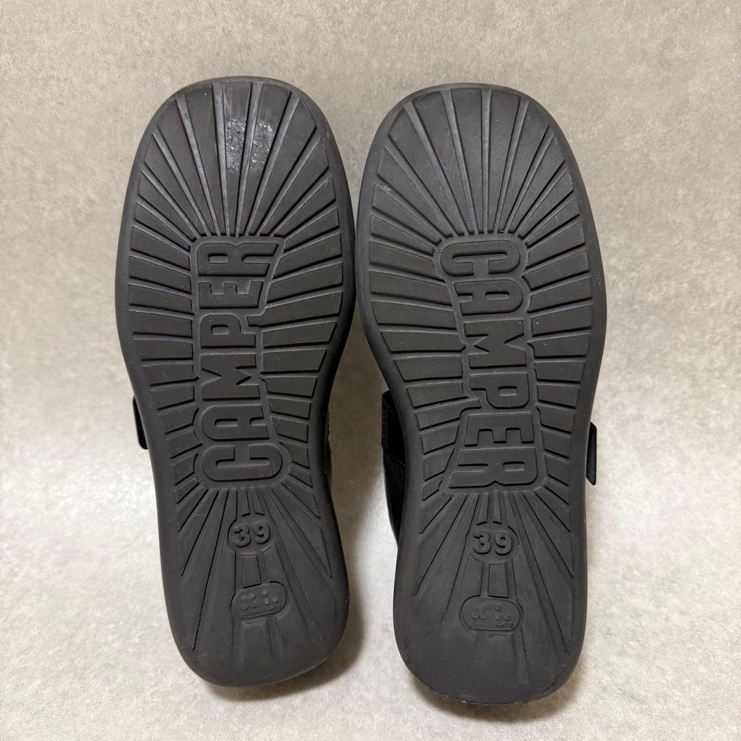 【CAMPER】カンペール ONDA オンダ　フラットシューズ　ブラック　39