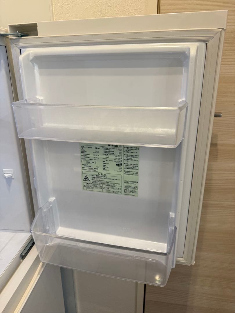 無印良品　ホワイト冷蔵庫１２６Ｌ