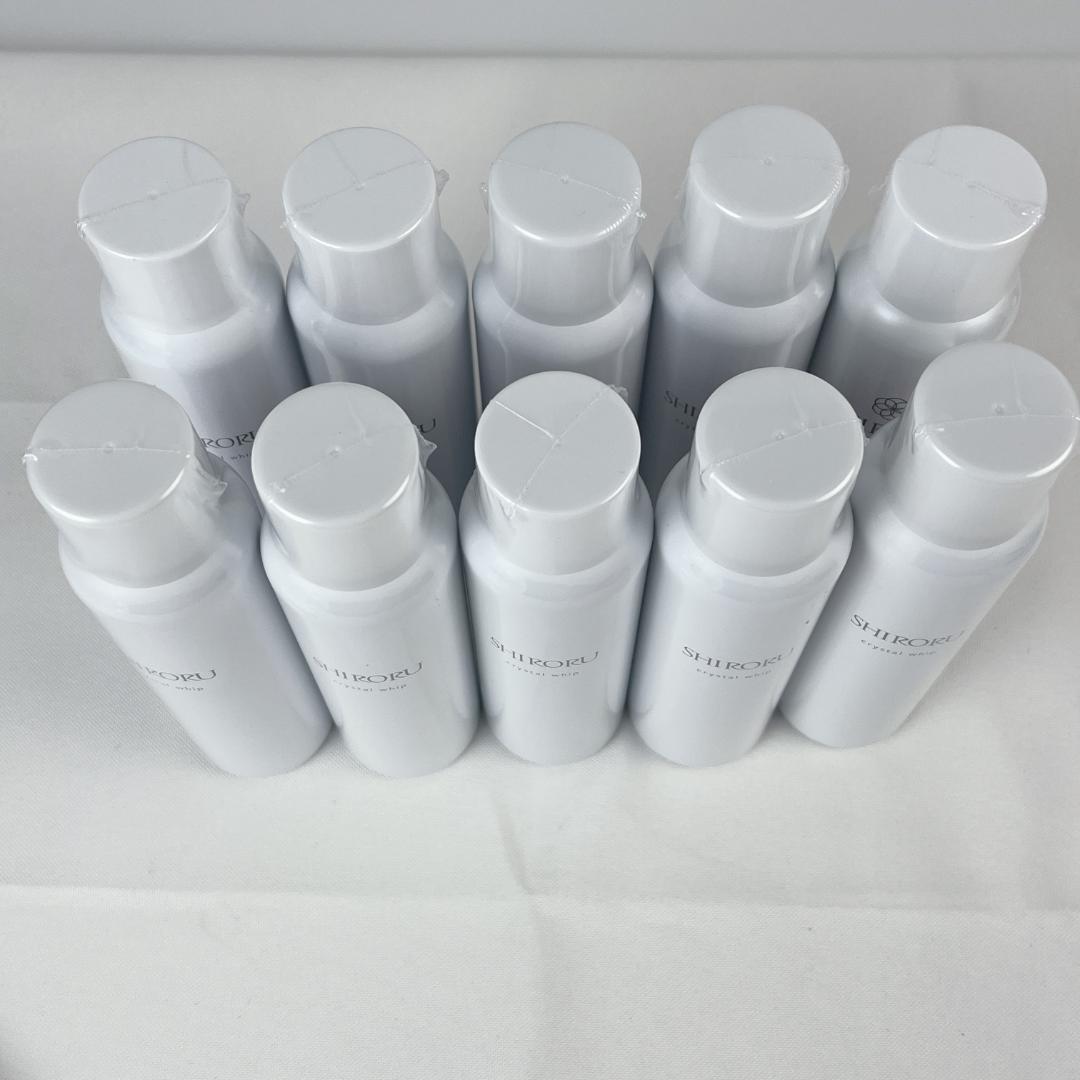 新品☘️　SHIRORU クリスタルホイップ　洗顔料 120g ×10本セット