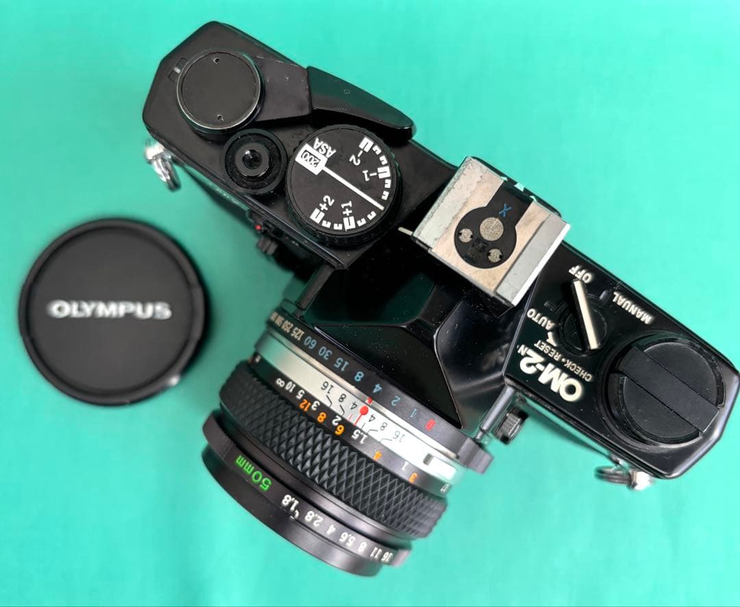 ★ OLYMPUS OM-2N BLACK + 標準レンズ 50mm