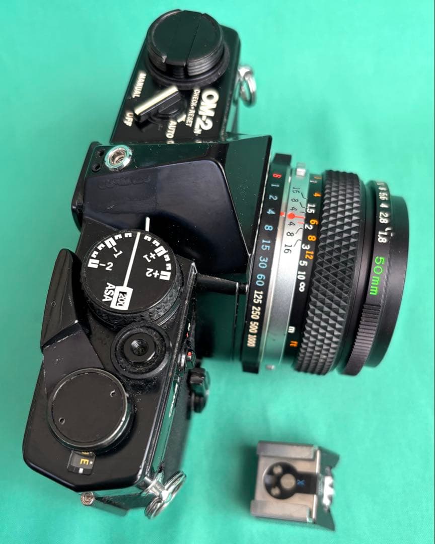 ★ OLYMPUS OM-2N BLACK + 標準レンズ 50mm