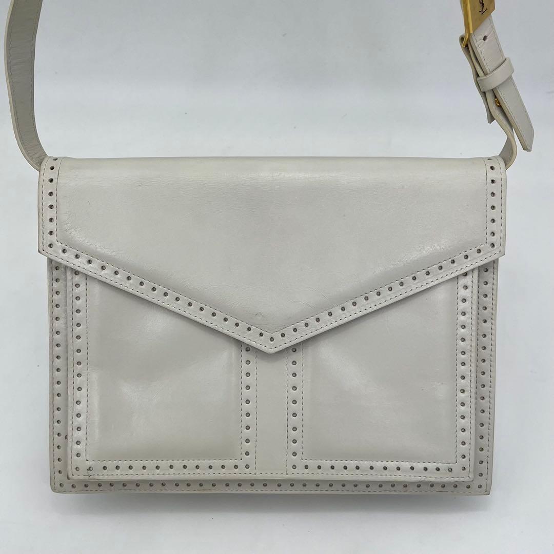 イヴサンローラン ショルダーバッグ ポシェット カサンドラ YSL金具 レザー