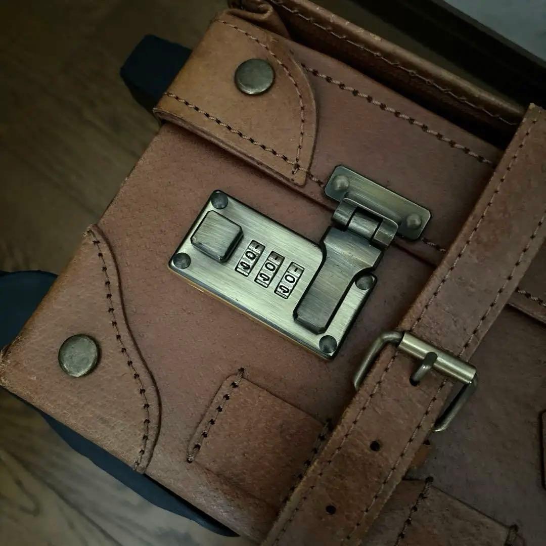 EURASIAキャリーケース 本革 ヴィンテージ カバー付き