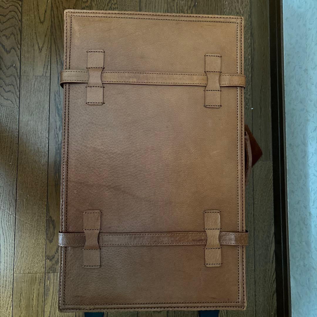EURASIAキャリーケース 本革 ヴィンテージ カバー付き