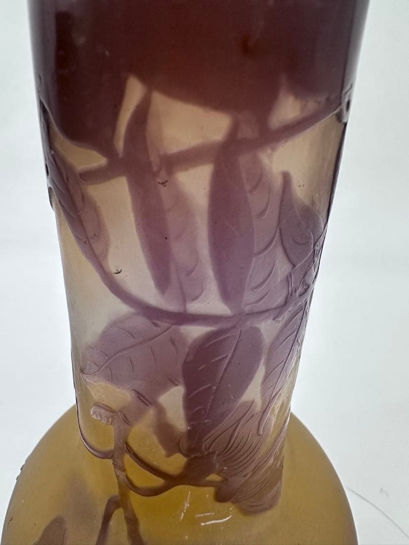 エミール ガレ Emile Galle 花瓶　ガラス工芸　アンティーク