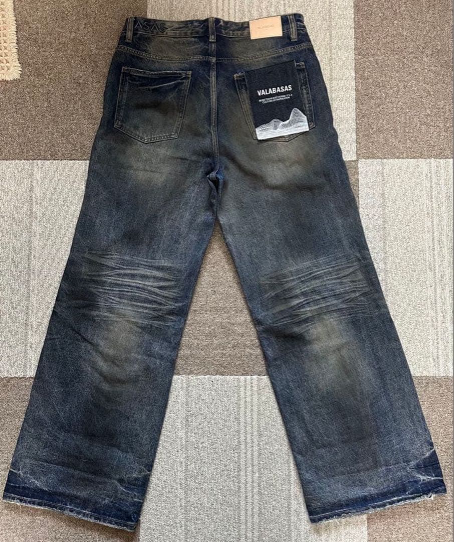 パンツ VALABASAS MR.BAGGY DIRTY VINTAGE BLUE 34
