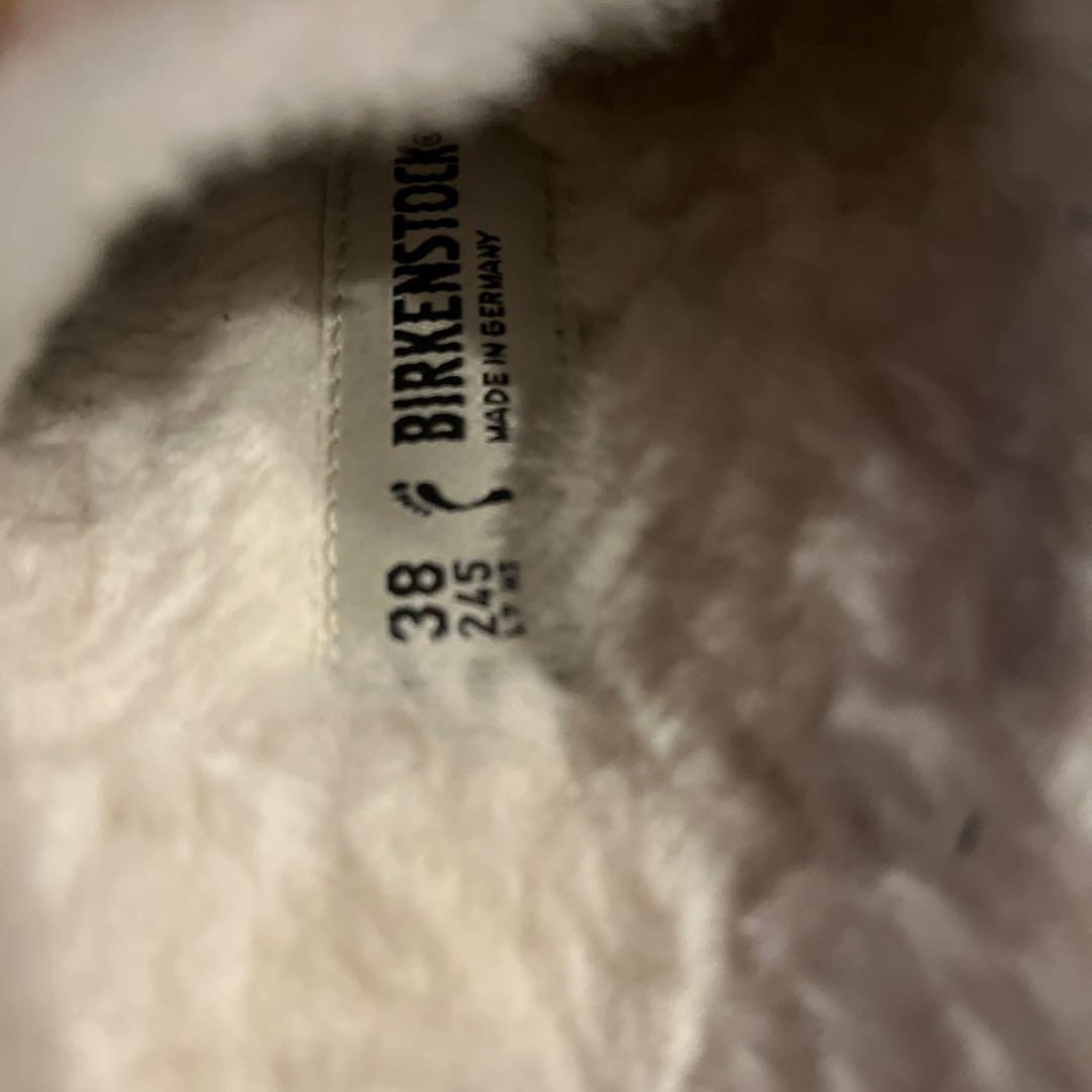 BIRKENSTOCK アリゾナ シアリング スエードレザー ミンク 38