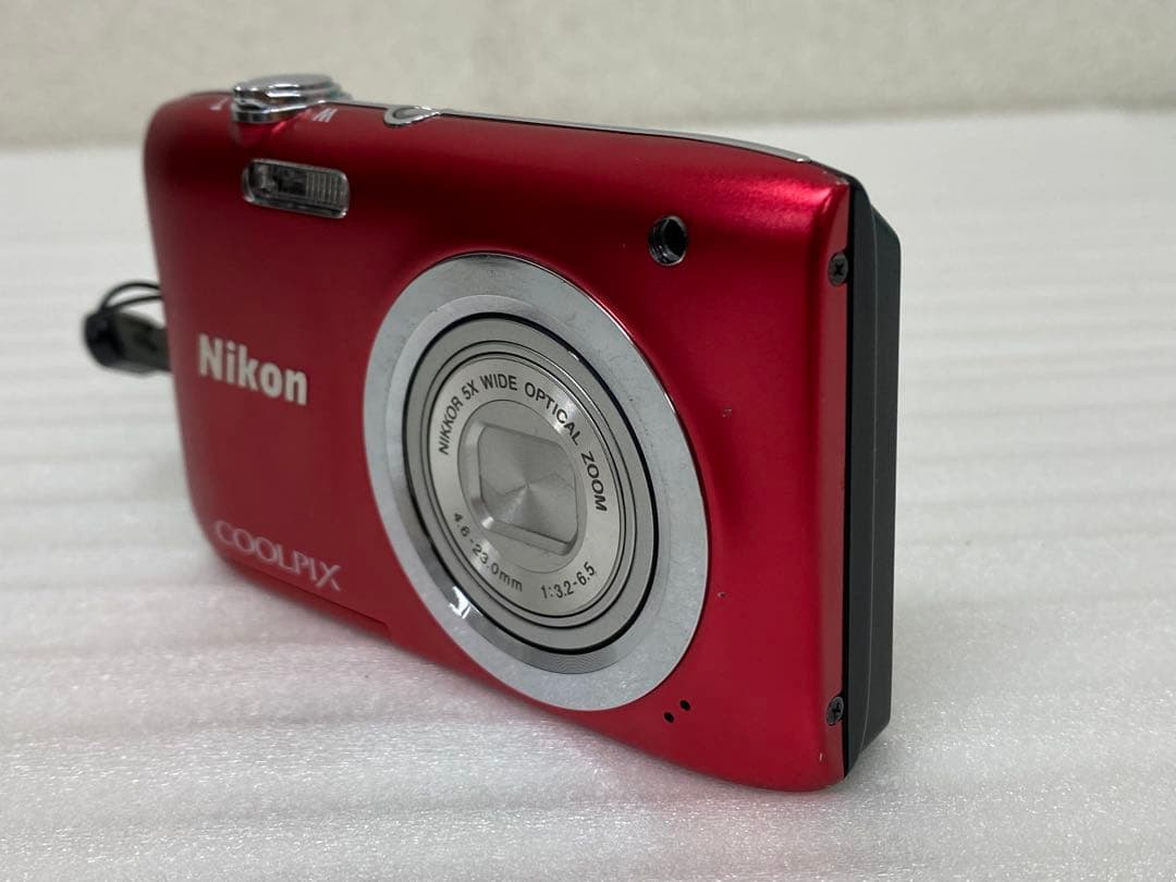 3-2555 NIkon COOLPIX A100 レッド