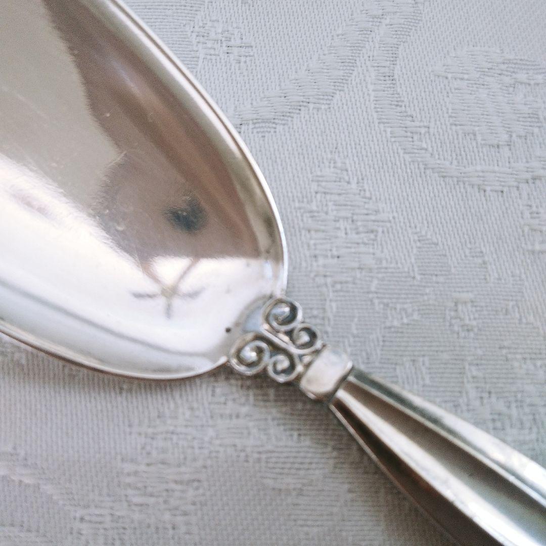   シルバー 茶葉スプーン エコーン