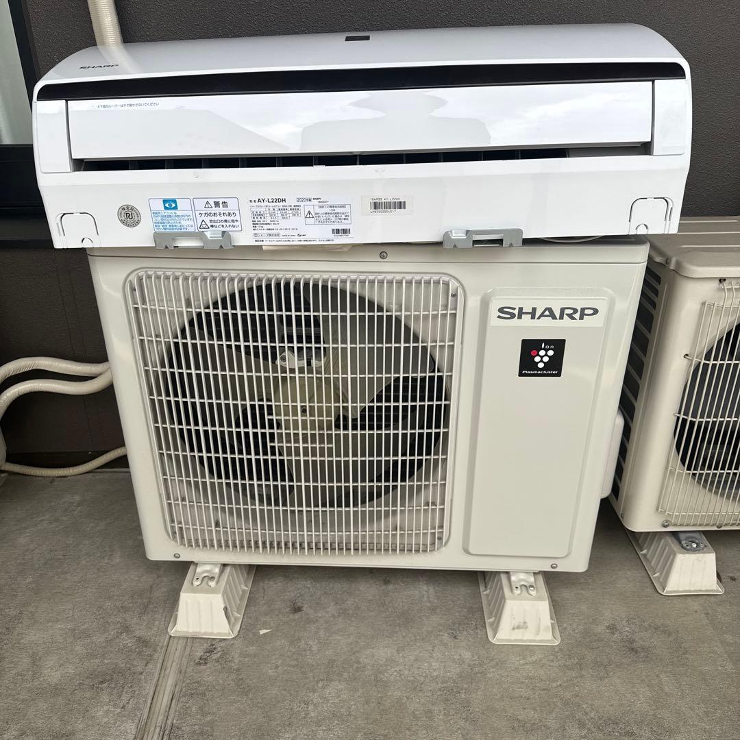SHARP AY-L22DH エアコン本体 室内機 2020年製 6畳用