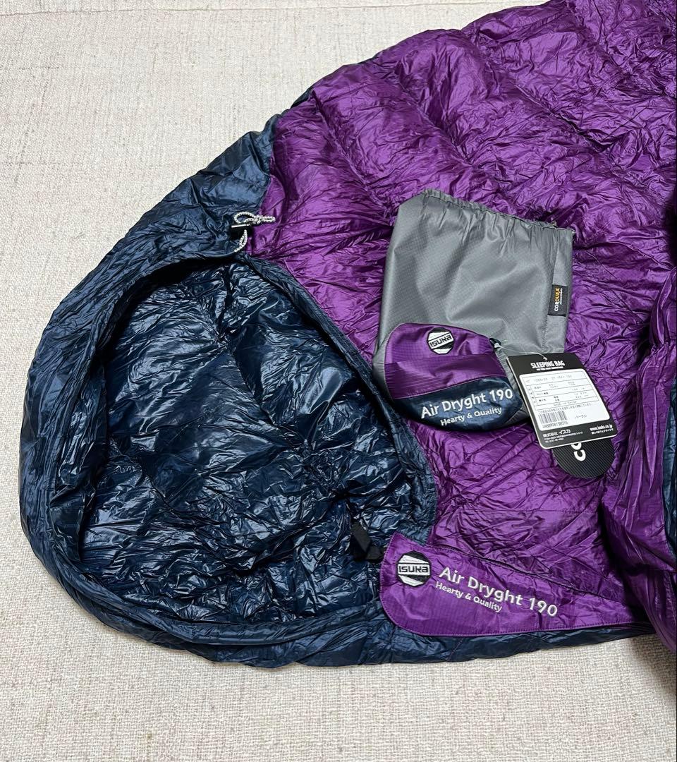 Mr.R　ISUKA イスカ エアドライト190 ダウンシュラフ