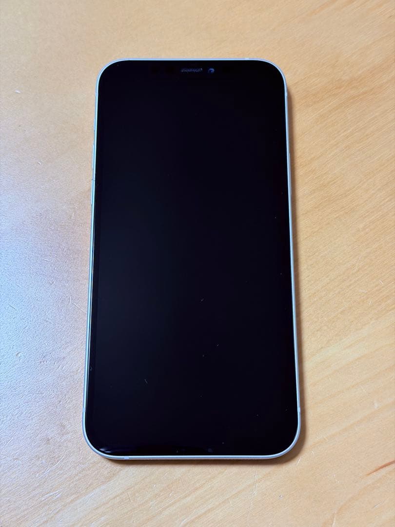 iPhone 12 ホワイト 128GB バッテリー100% Face ID不可