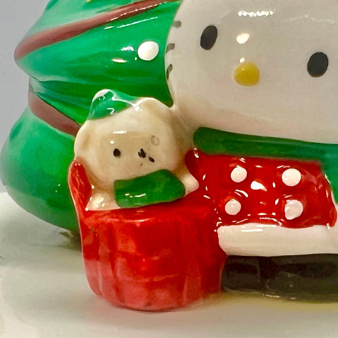 【激レア】1990年製 箱付き ハローキティ 陶器製 クリスマス オルゴール