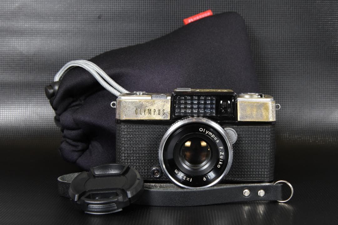 OH済 OLYMPUS PEN D F1.9 露出計OK 真鍮調カスタム