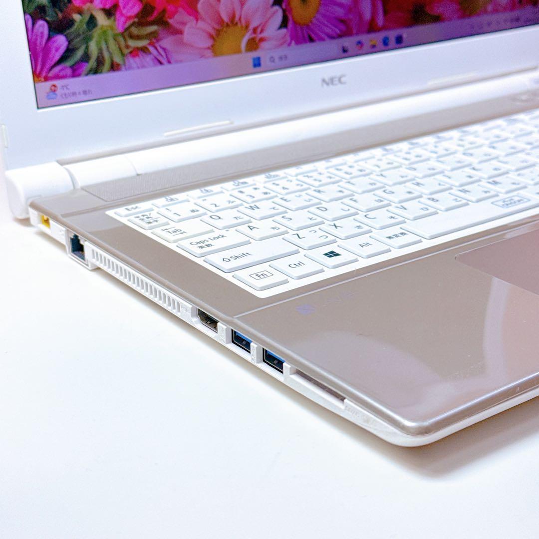 ❤️新品SSD＆16GB❤️windows11薄型ノートパソコン カメラオフィス