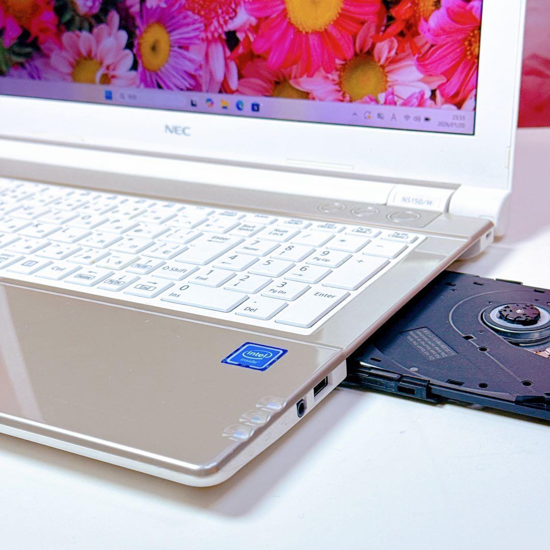 ❤️新品SSD＆16GB❤️windows11薄型ノートパソコン カメラオフィス