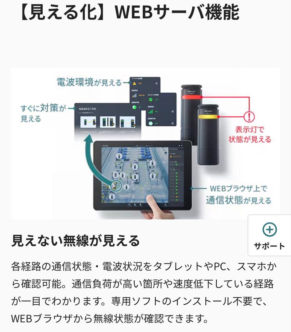 キーエンス　産業用ワイヤレスシステム WS-1000ユニット1式