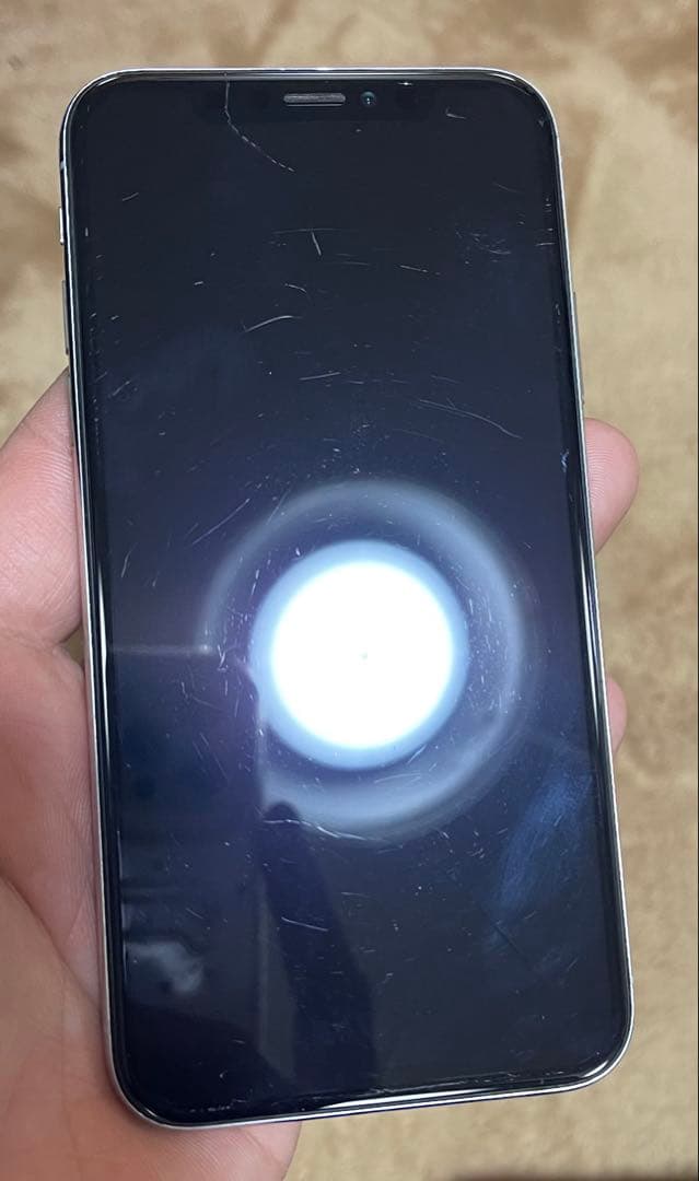 IphoneX シルバー256GB SIMフリーバッテリー100%