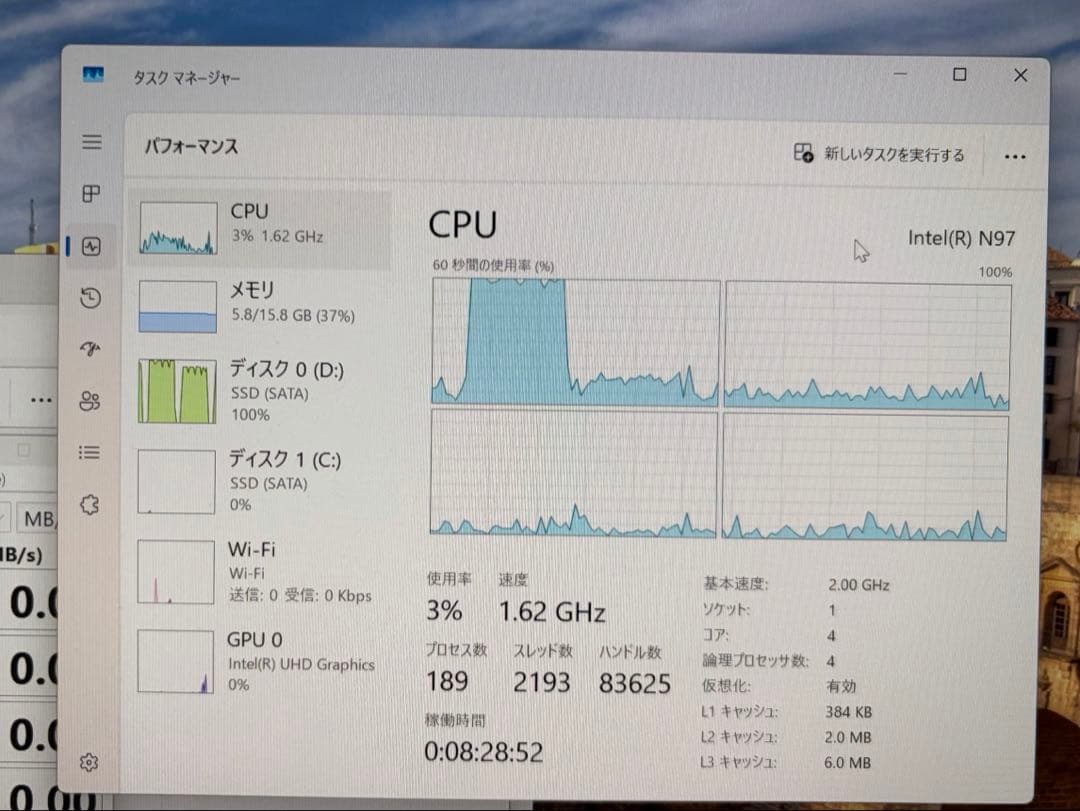 ミニPC NiPoGi GK3PLUS n97 16GB 256GB