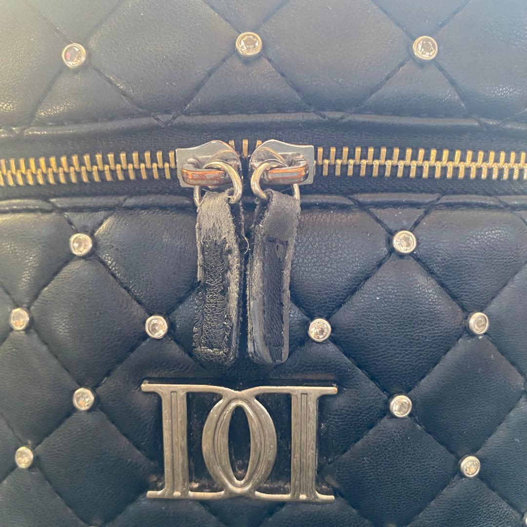 Darich キルティングビジュースクエアミニバッグ BLK 黒 ブラック