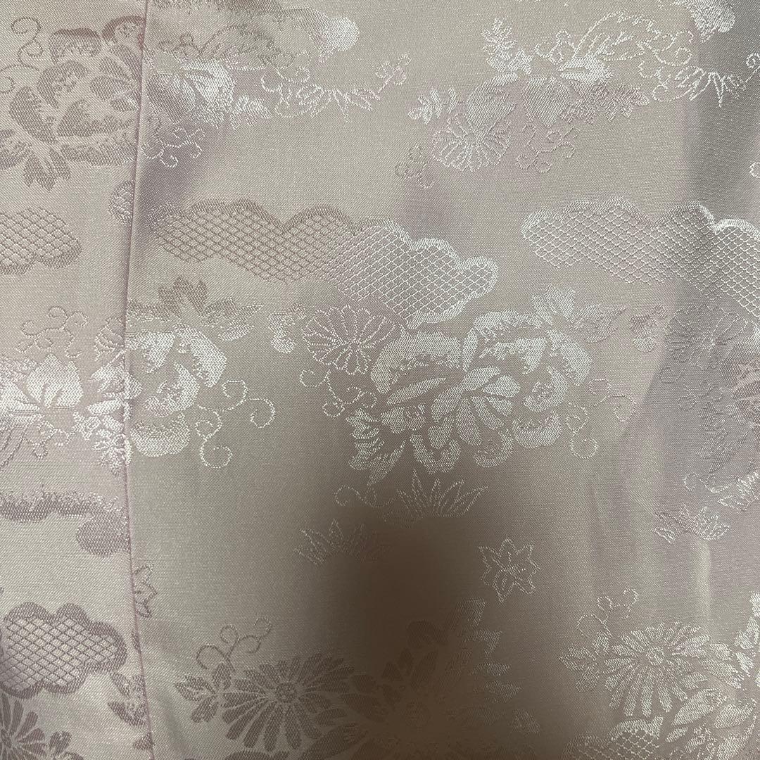 着物 袴 下帯 襦袢 4点セット２尺袖 牡丹桜藤 古典柄 吉祥文様